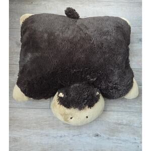 Pillow Pets Silly Monkey 18" Plush Stuffed Animal Brown Tan Folding Pillow Toy